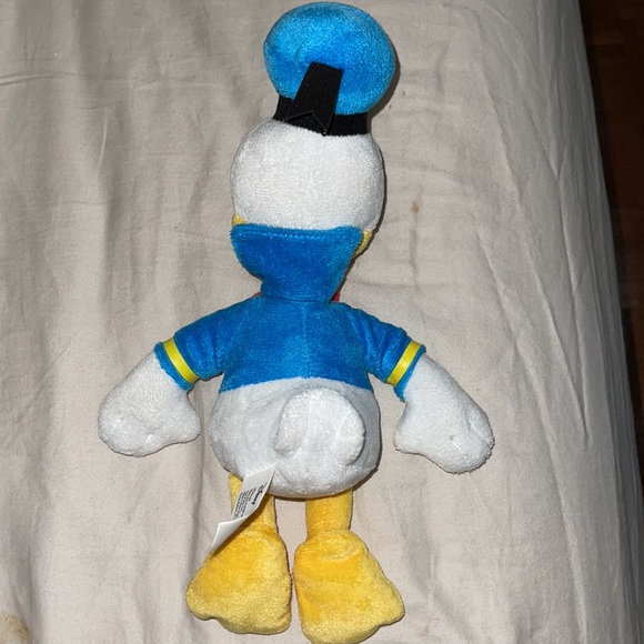 Donald Duck small spot on leg 12 inches plush animal. - Picture 3 of 4